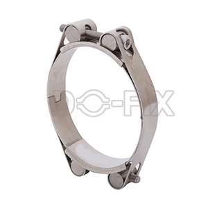 double bolt double band hose clamp