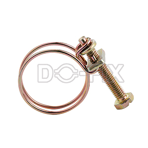 double wires hose clamp