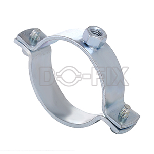 heavy pipe clamp set without rubber profile